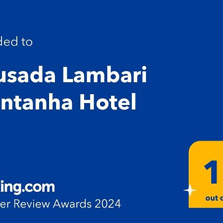 Pousada Lambari Montanha Hotel エクステリア 写真